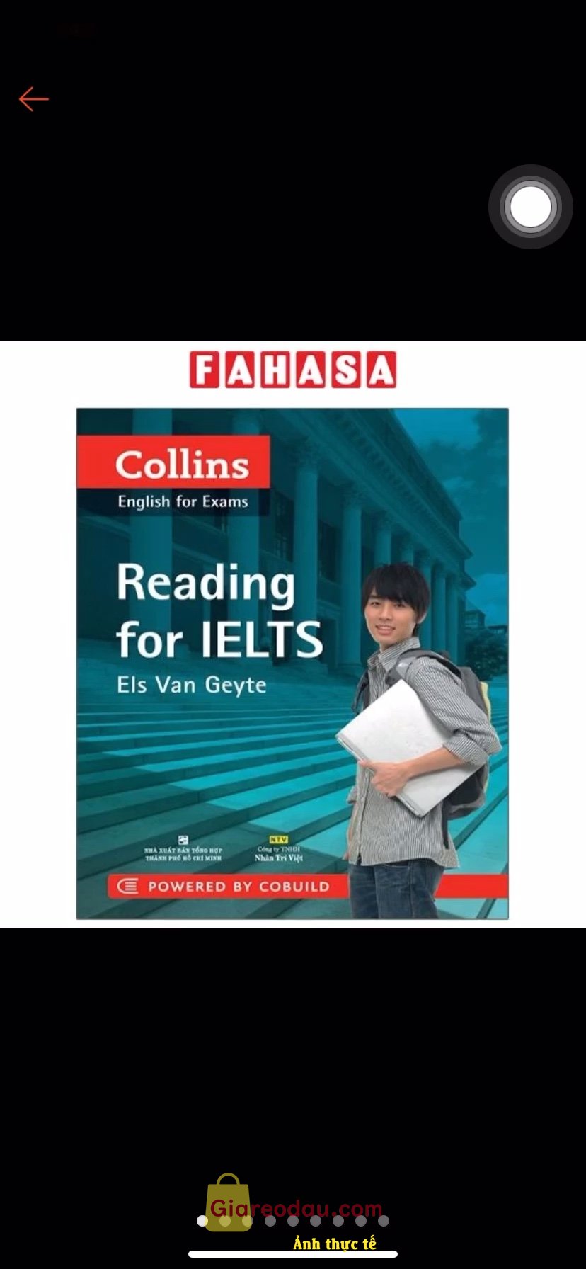 Giảm giá [Mã 36%] Sách Collin Reading For IELTS (Tái Bản 2023) Bìa mềm. Shop nhiệt tình nên mua nha. tạm ổn. . 