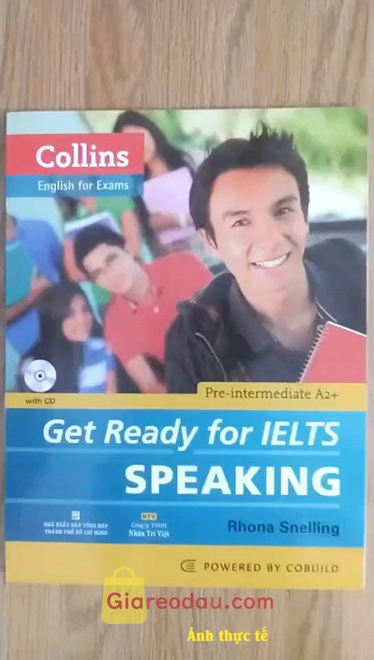 Giảm giá [Mã 20%] Sách Collins Get Ready For IELTS Speaking. Mực in tốt, sách đẹp, giao hàng nhanh, shop đóng gói sản phẩm cẩn. 