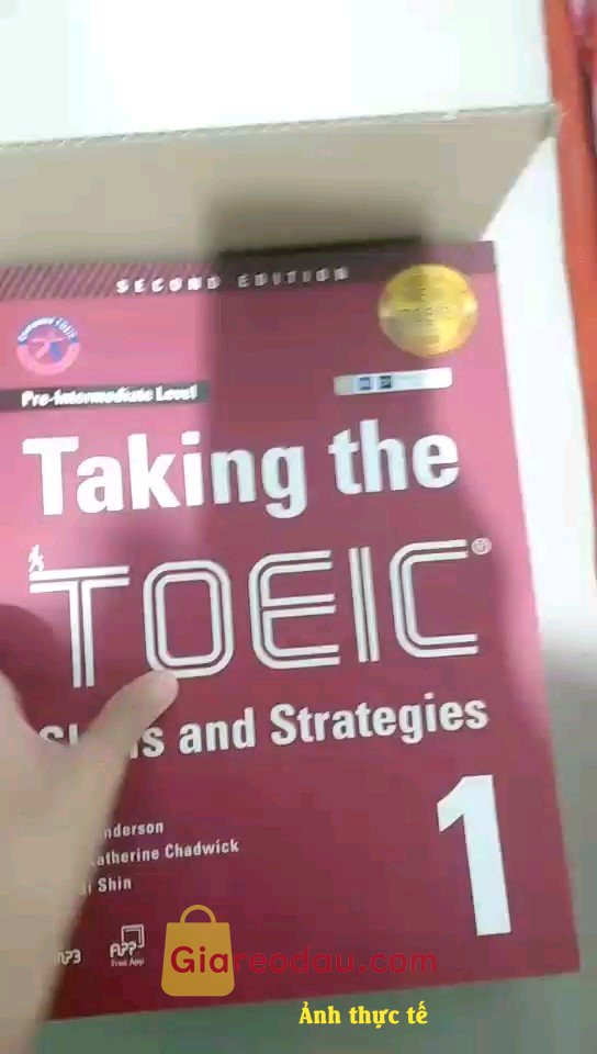 Giảm giá [Mã 21%] Sách Combo Taking the TOEIC 1 + Taking the TOEIC 2 First News. . 