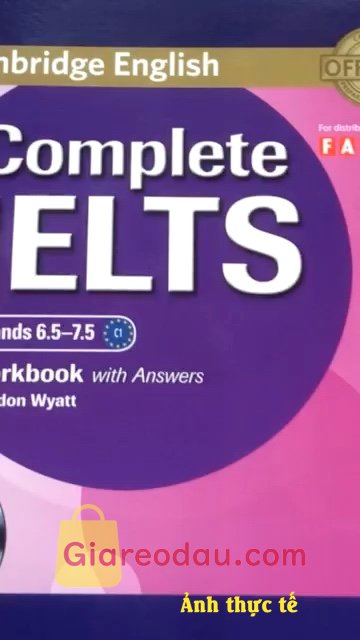 Giảm giá Sách Complete IELTS bands 6.5-7.5 Workbook. Sách đẹp, không bị nhăn, méo mó hay dập giấy j cả, có kèm theo. 