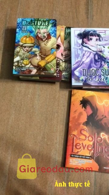 Giảm giá [Mã 3%] Sách Dr.STONE - Tập 21: Thánh Địa Đá. Shop đóng gói cẩn thận, chắc chắn. Vì hết tập 4 DSTS nên shop có đổi cho tập 7 nên. 