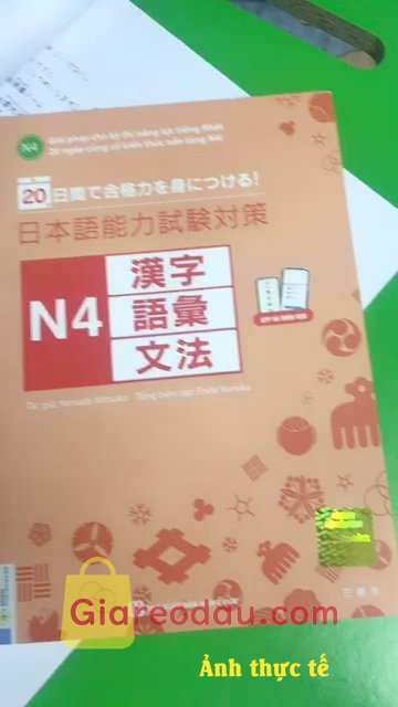 Giảm giá [Mã 28%] Sách Giải Pháp Cho Kỳ Thi Năng Lực Tiếng Nhật - 20 Ngày Củng Cố Kiến Thức Nền Tảng N4. Sách này thì kiến thức khá là cơ bản. Lượng kiến thức khá là ít, không có đa dạng. 