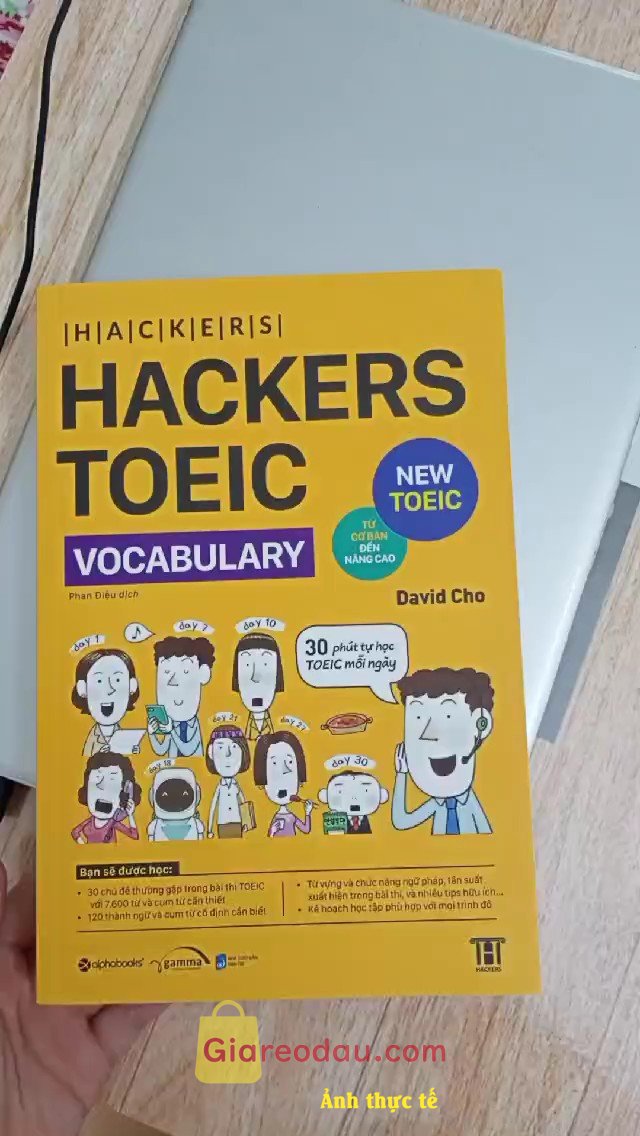 Giảm giá [Mã 25%] Sách Hackers TOEIC Vocabulary. . 
