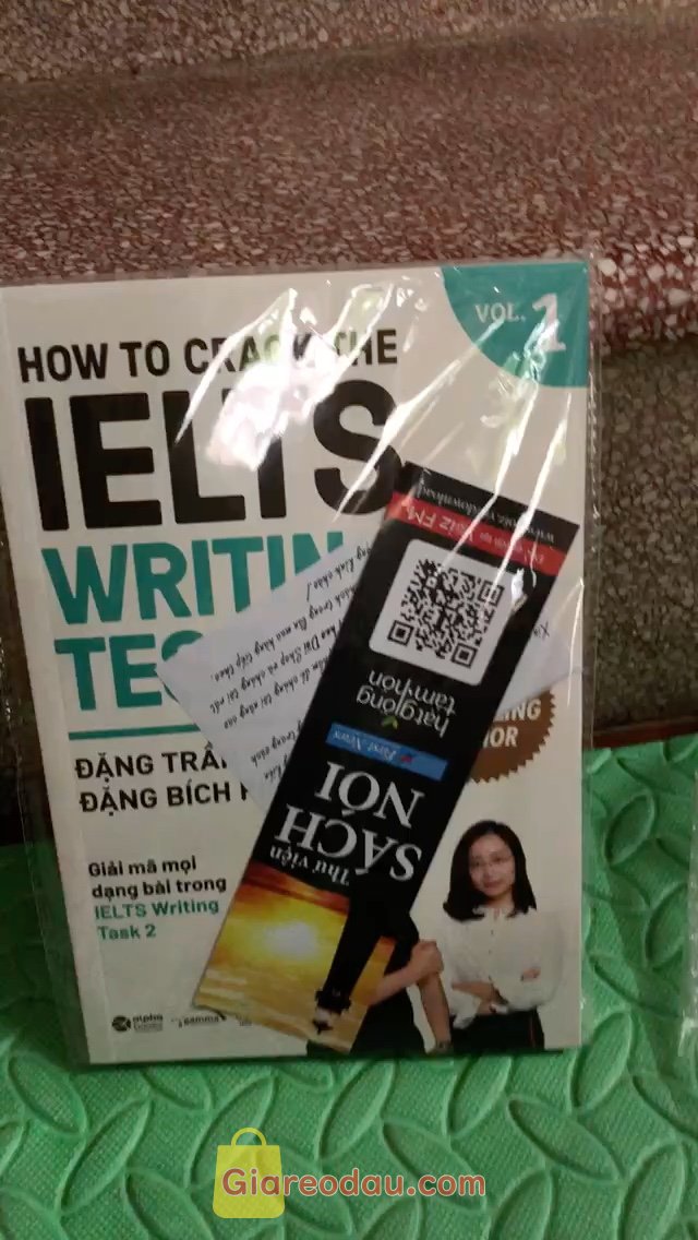 Giảm giá [Mã 25%] Sách How to crack the IELTS Writing test Vol.1 - AlphaBooks. Hàng đóng gói rất cẩn thận. Giao hàng nhanh, chuyên nghiệp. Đã mua. 