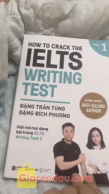 Giảm giá [Mã 25%] Sách-How To Crack The IELTS Writing Test Vol.1. Sách đẹp, gói hàng cẩn thận. Nội dung sách viết cực logic và bổ. 