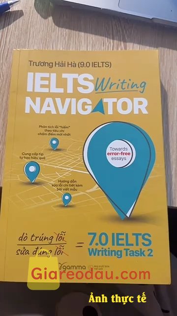 Giảm giá [Mã 20%] Sách IELTS Writing Navigator. Quyển sách có 14 units, chia ra các phần đọc khá dễ hiểu. Phù hợp. 