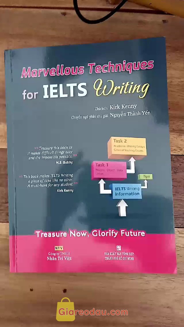 Giảm giá [Mã 20%] Sách Marvellous Techniques For IELTS Writing. Sách đẹp, nguyên vẹn. Mình mới tập viết, được một thầy giáo. 