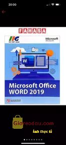 Giảm giá [Mã 10%] Sách Microsoft Office Word 2019. . Sách mới, bìa thiết kế đẹp, bắt mắt, nội dung trình bày dễ. 