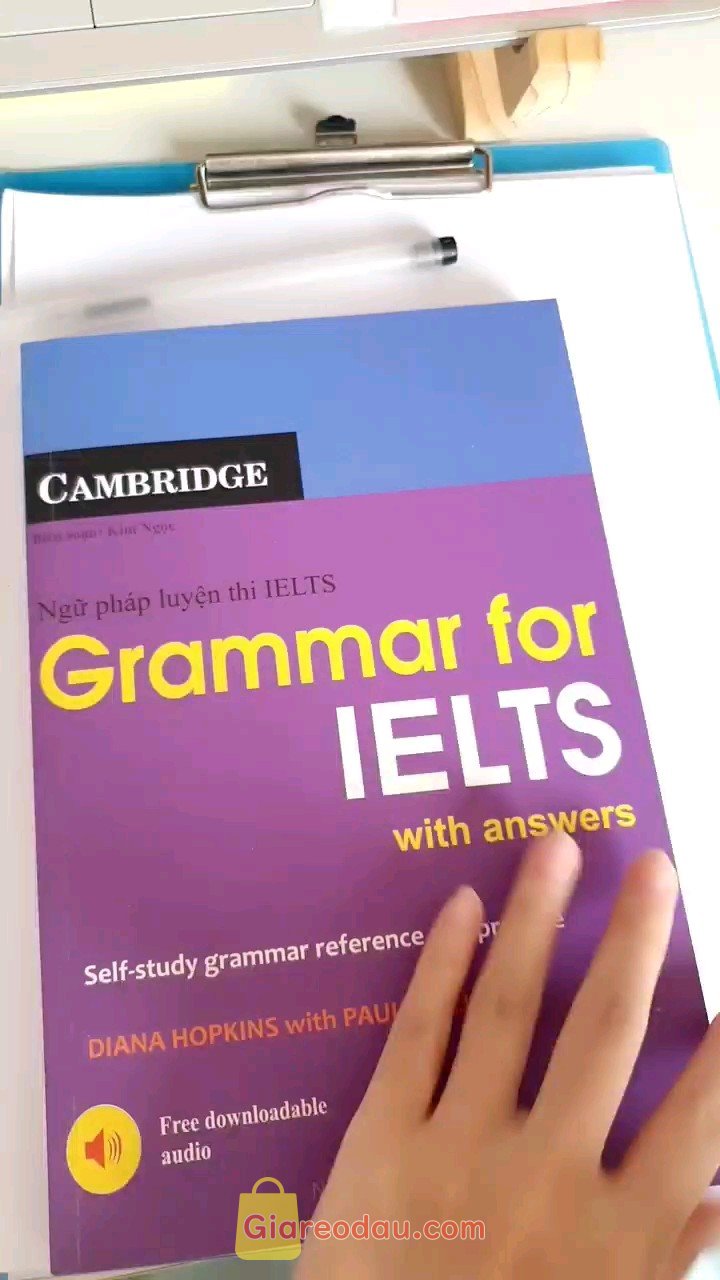 Giảm giá [Mã 30%] Sách Ngữ pháp luyện thi IELTS Grammar for IELTS. Sách đóng gói cẩn thận, giao hàng siêu nhanh, bố cục dễ hiểu... 