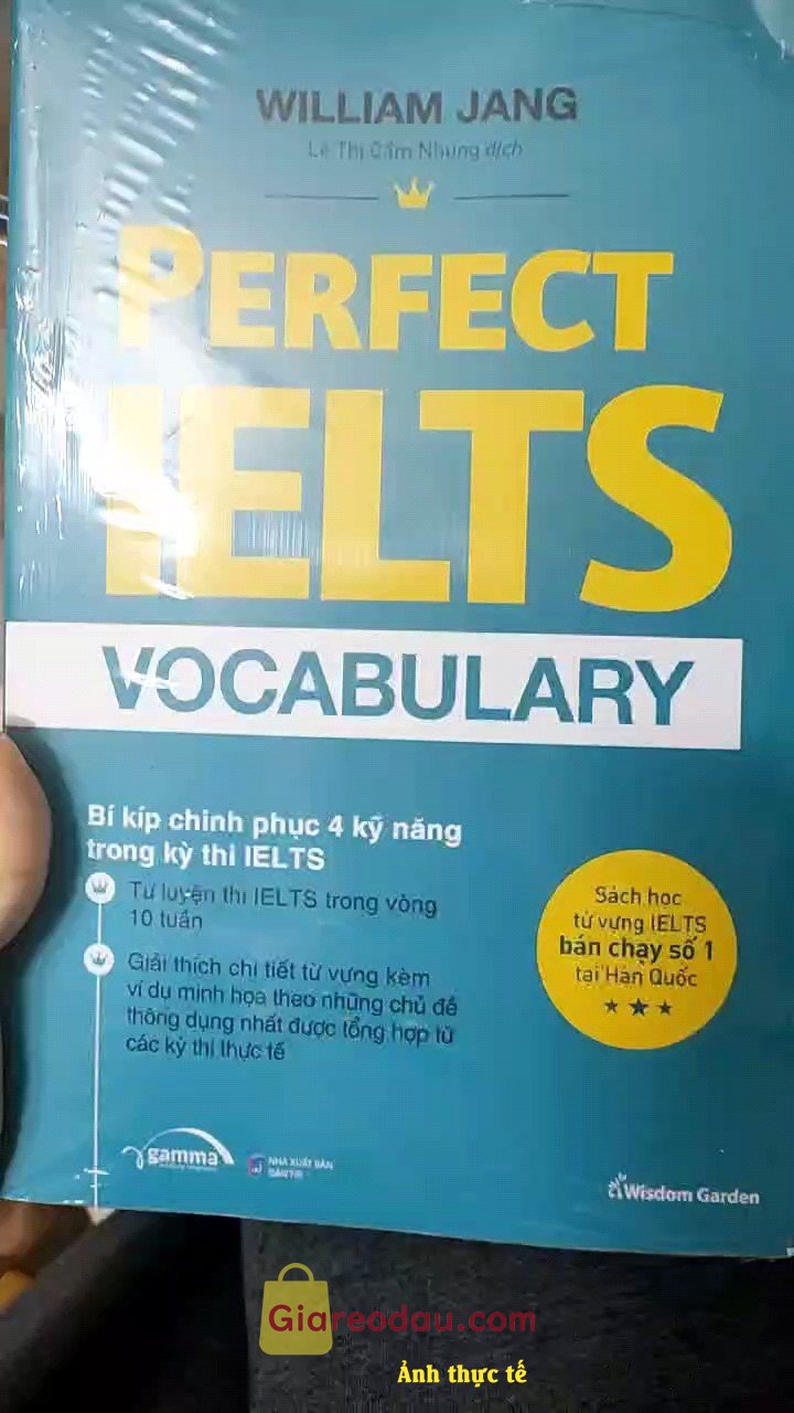 Giảm giá [Mã 20%] Sách Perfect Ielts Vocabulary BẢN QUYỀN. Giao hàng quá nhanh, mặc dù trời mưa nhưng mà sách không bị ướt. 