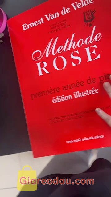 Giảm giá [Mã 15%] Sách - Phương Pháp Học Đàn Piano Vỡ Lòng Methode Rose ( bản đen trắng ). Sách in ấn rõ nét, khổ to, dễ nhìn.. Giá thành cạnh tranh so với. 