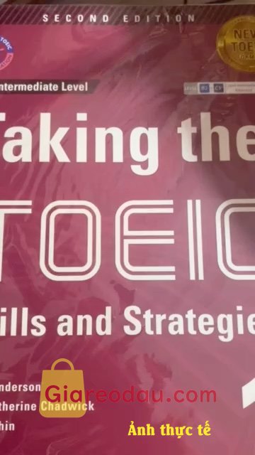 Giảm giá [Mã 21%] Sách Taking The TOEIC Skills and Strategies 1 (QR) First News. . 