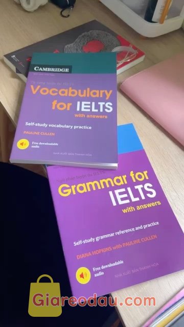 Giảm giá [Mã 30%] Sách Từ vựng luyện thi IELTS - Vocabulary for IELTS (song ngữ). Giao hàng nhanh đóng gói kỹ, sách đã được cải biên so với bản. 