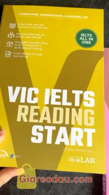 Giảm giá [Mã 25%] Sách VIC IELTS START - IELTS All in One (Combo 4 cuốn). Trình bày dễ hiểu, lôi cuốn đọc giả, không bị khô khan, nch là. 