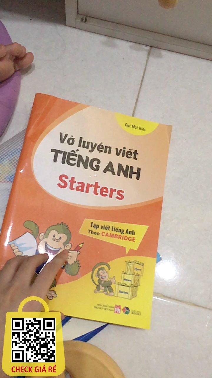 Giảm giá [Mã 30%] Sách Vở Luyện Viết Tiếng Anh Starter Flayer Mover Tập viết tiếng anhtheo Cambridge. Mình mua để kèm bé chuẩn bị cho kỳ thi starter. Ndung khá đầy đủ kèm hình ảnh minh. 