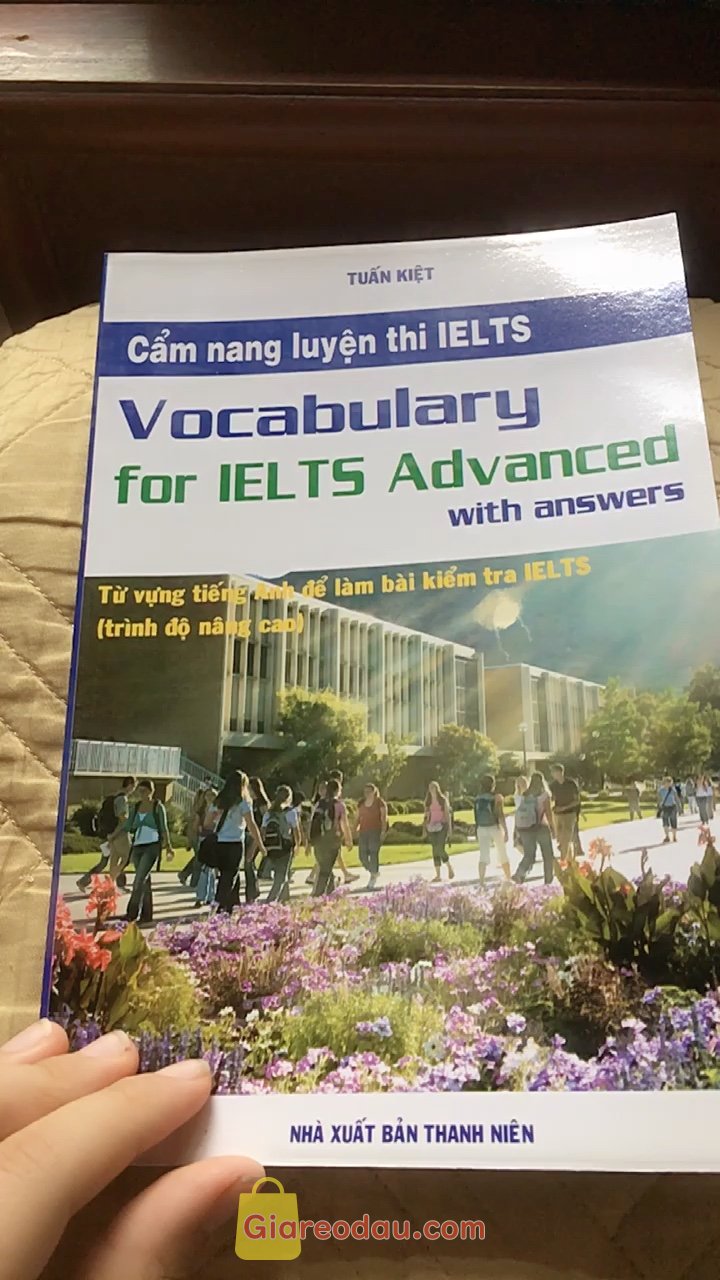 Giảm giá [Mã 30%] Sách Vocabulary for IELTS - Advanced (kèm CD). Sách được shop bọc rất kỹ mình rất ưng nha mình chưa học nhưng. 