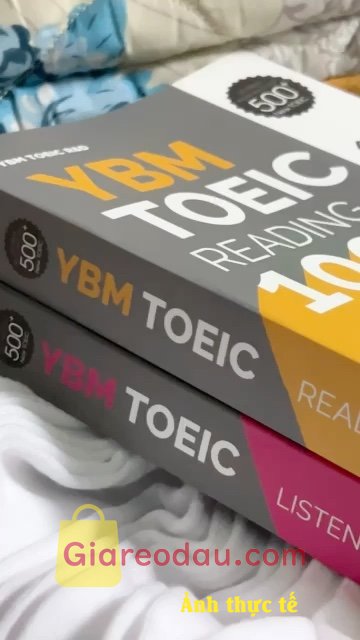 Giảm giá [Mã 25%] Sách YBM TOEIC Reading 1000 Vol 1 (YBM Actual Toeic Tests RC 1000). sản phẩm đẹp oke, giao hàng gất là nhanh nề. đóng gói chắc chắn. 