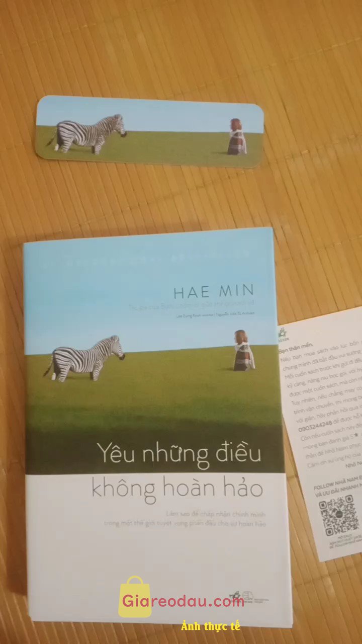 Giảm giá [Mã 20%] Sách Yêu những điều không hoàn hảo (Hae Min) (Nhã Nam). Hàng đc đóng gói cẩn thận . Giao hàng nhanh . Mình mới đọc mấy. 