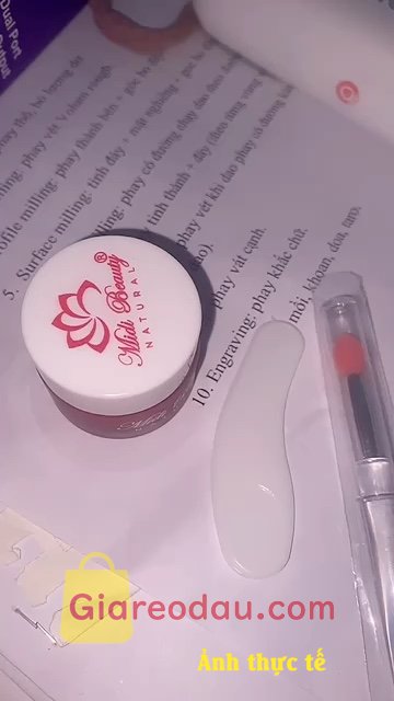 Giảm giá [Mã 34%] Son Dưỡng Hồng Môi Lựu Đỏ 10GR - Pomegranates Natural Lip Balm 10GR Midi Beauty Natural. . 