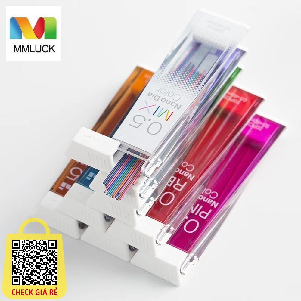 Bút chì bấm MMULCK ngòi 0.5mm nhiều màu sắc tiện dụng cho văn phòng