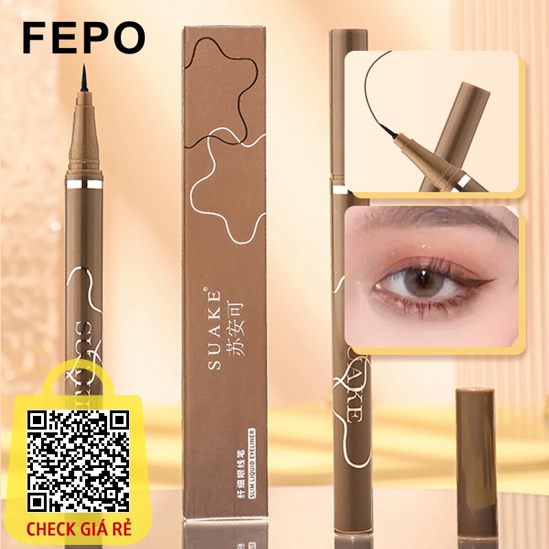 Bút kẻ mắt dạng lỏng FEPO Suake 0.05mm chống thấm nước nhanh khô