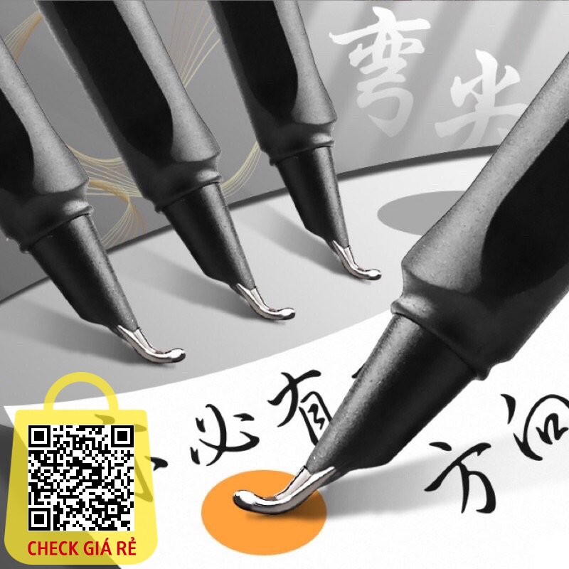 Bút máy ngòi cong luyện viết chữ Hán