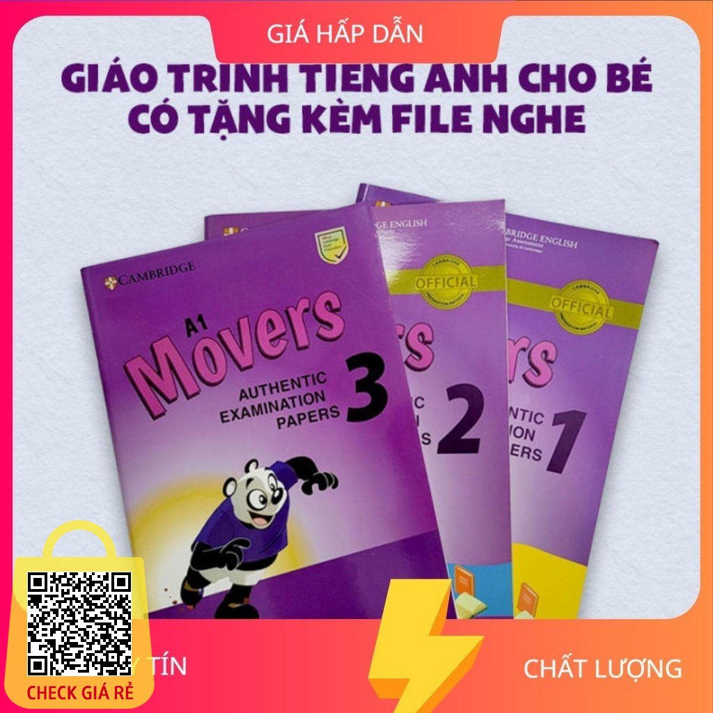 Cambridge Authentic Movers 2018 Mau dep Level 1 2 -3 Tang file nghe