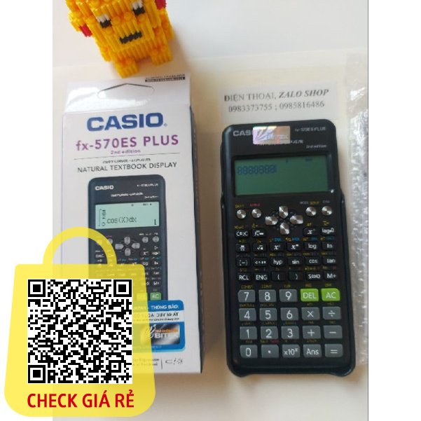 [Có sẵn] (lỗi 1 đổi 1)(Hàng Thái Lan) Máy tính Casio học sinh FX570 ES - 2nd Edition - Máy tính học sinh cầm tay0