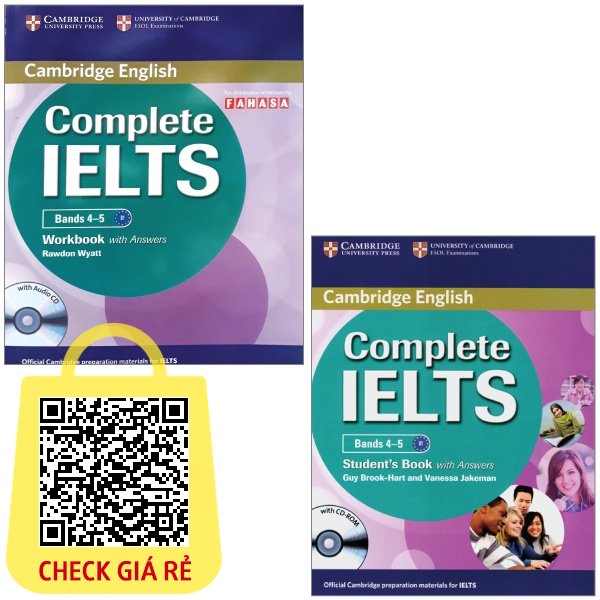 Combo Complete IELTS B1 Student's Book + Workbook with answer (CD-ROM & Audio CD) (Bộ 2 Cuốn)