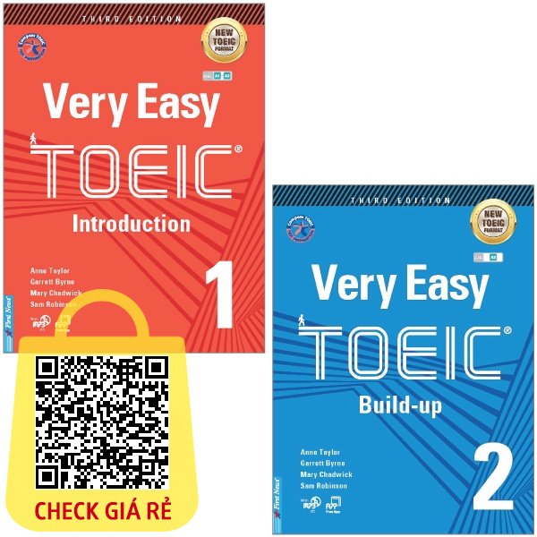 Combo Sách Very Easy Toeic 1 Introduction + Very Easy Toeic 2 Build Up (Bộ 2 Cuốn)