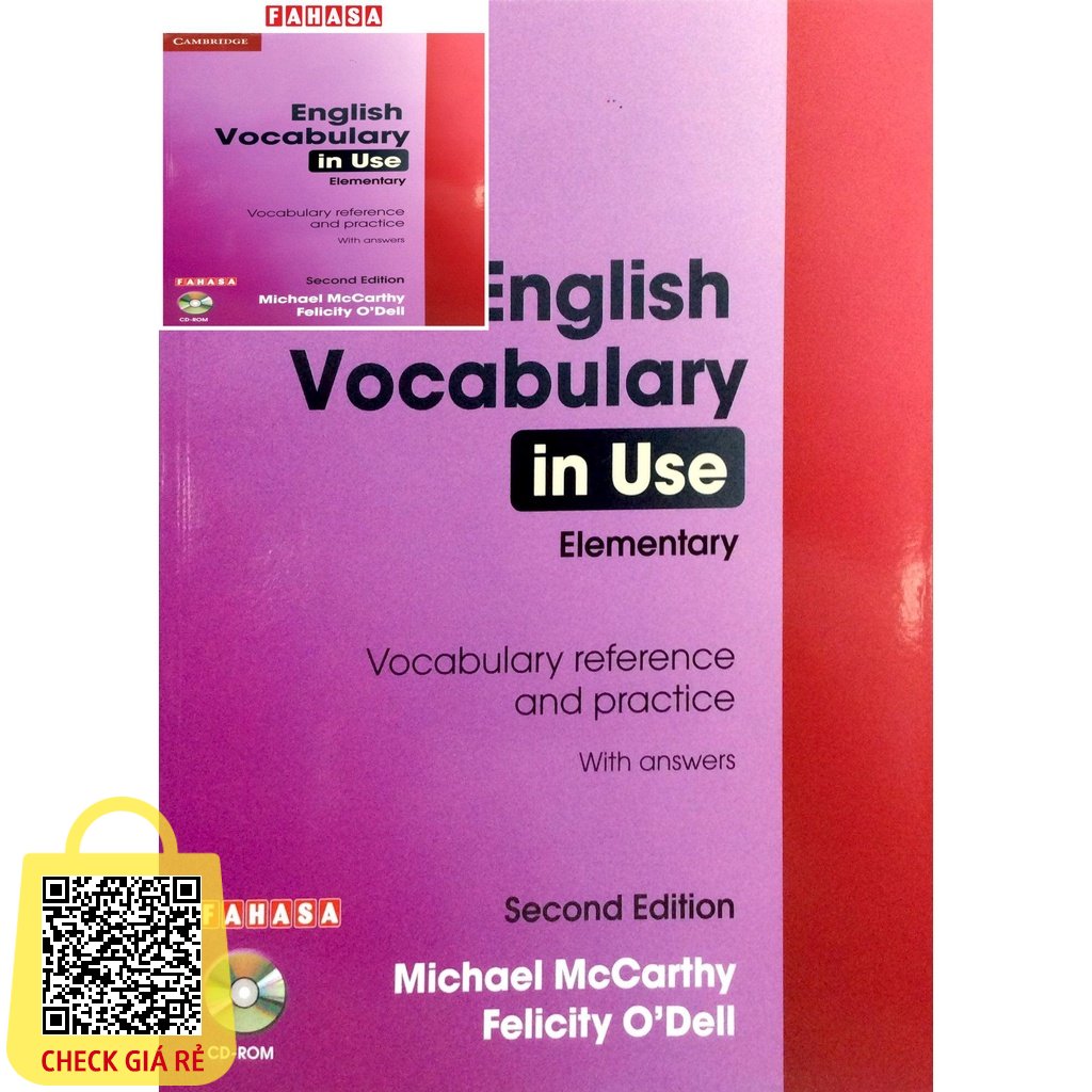 english vocabulary in use elementary book with answers with cd rom fahasa reprint edition