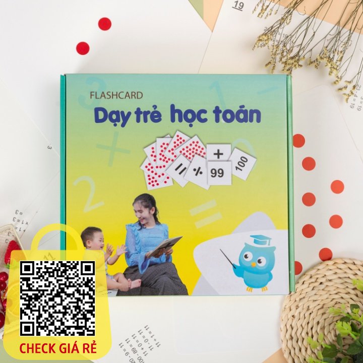 Flashcard Dạy Trẻ Học Toán Theo Phương Pháp Glenn Doman Cho Bé ( 59 Thẻ )