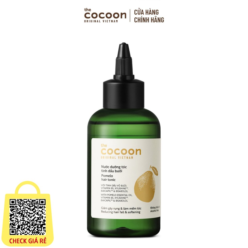 HÀNG TẶNG KHÔNG BÁN - Nước dưỡng tóc tinh dầu bưởi Cocoon giúp giảm gãy rụng & làm mềm tóc 140ml