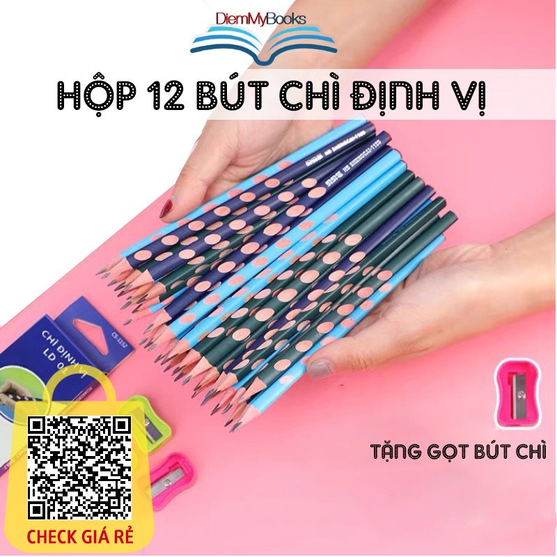 Hop 12 But Chi Go Dinh Vi 2B Dung De Luyen Viet Chu Cho Hoc Sinh LD01 Viet Ha Tang Kem Got Chi