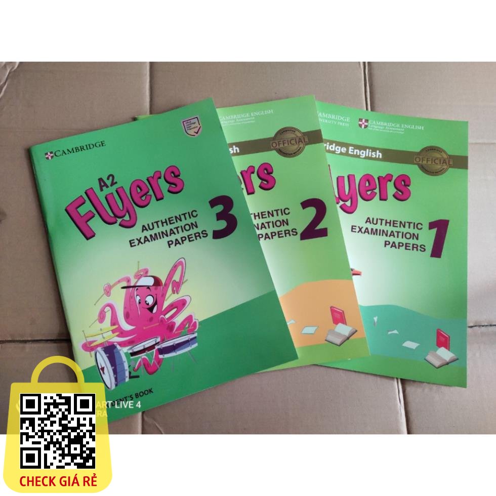 [IN MÀU] Cambridge English Flyers Authentic in màu đẹp + MP3
