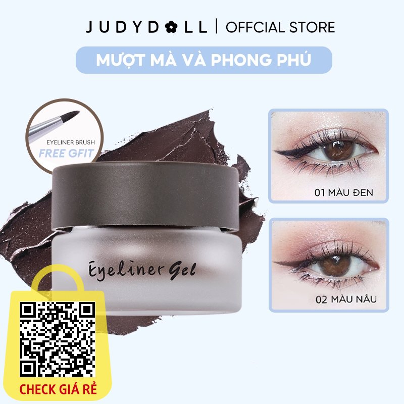 Kẻ mắt dạng gel Judydoll lâu trôi bền màu 3g