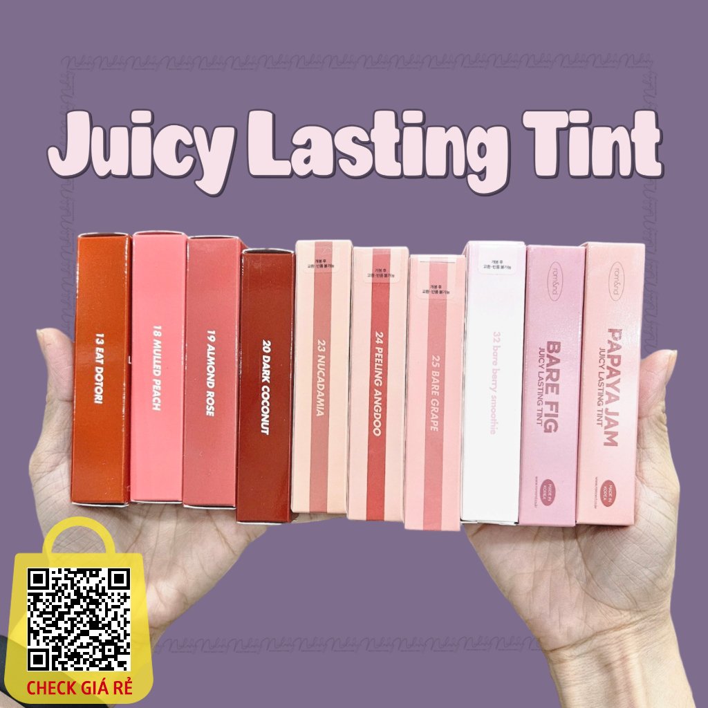 (Màu 01 - 29) Son Juicy Lasting Tint (JUICY)