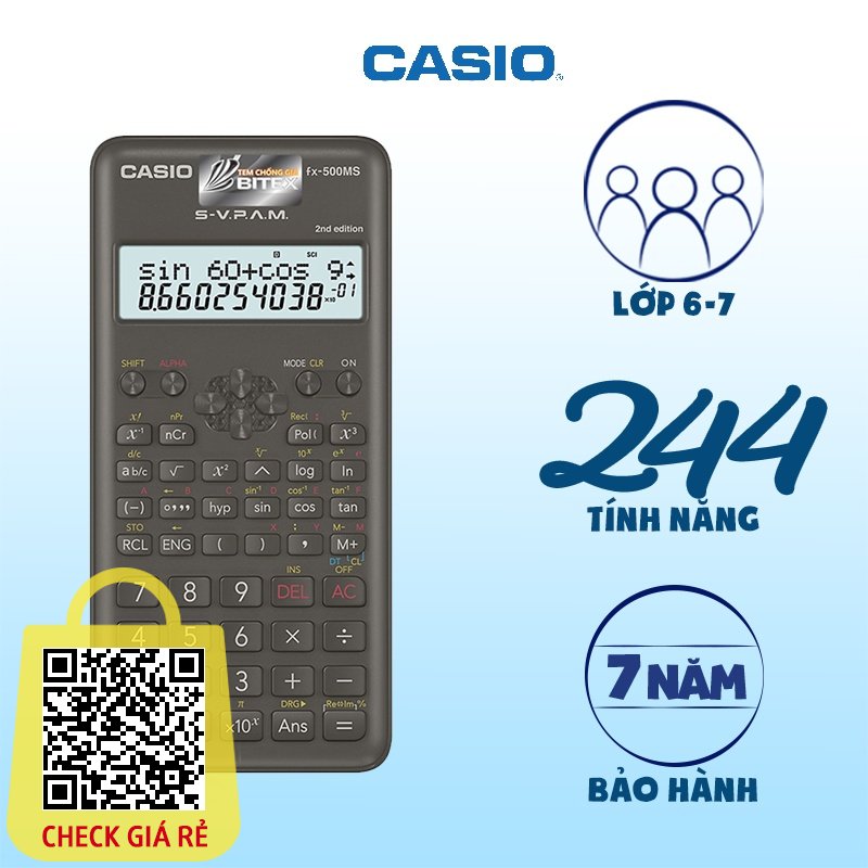 may tinh casio fx 500ms 2nd edition