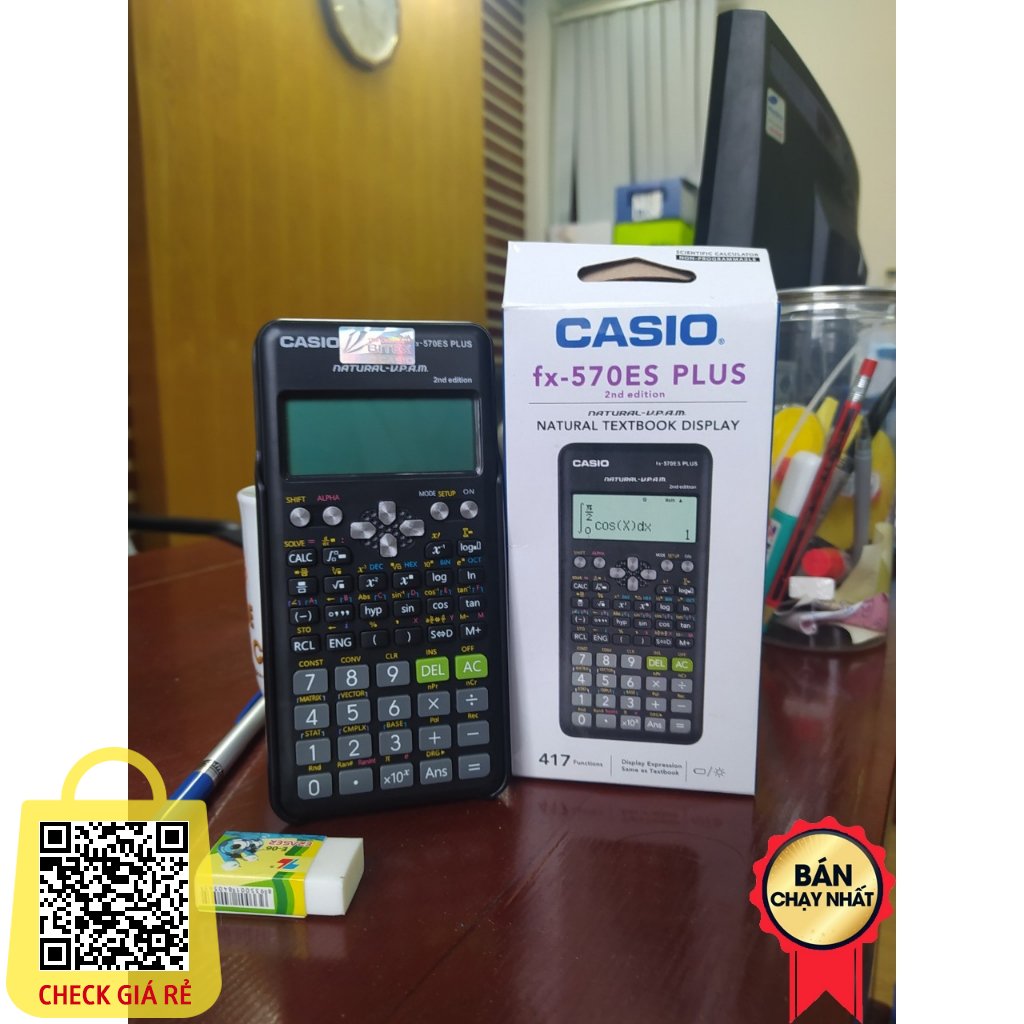 Máy tính fx Casio 570 ES PLUS (Mẫu mới - 2nd edition)