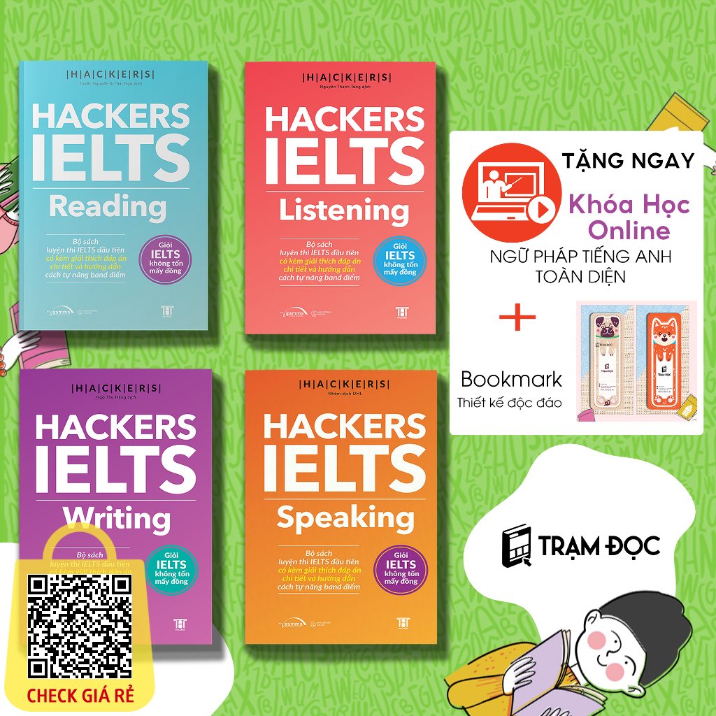 Sach (4C Hackers IELTS Chinh Hang ): Listening + Reading + Speaking + Writing