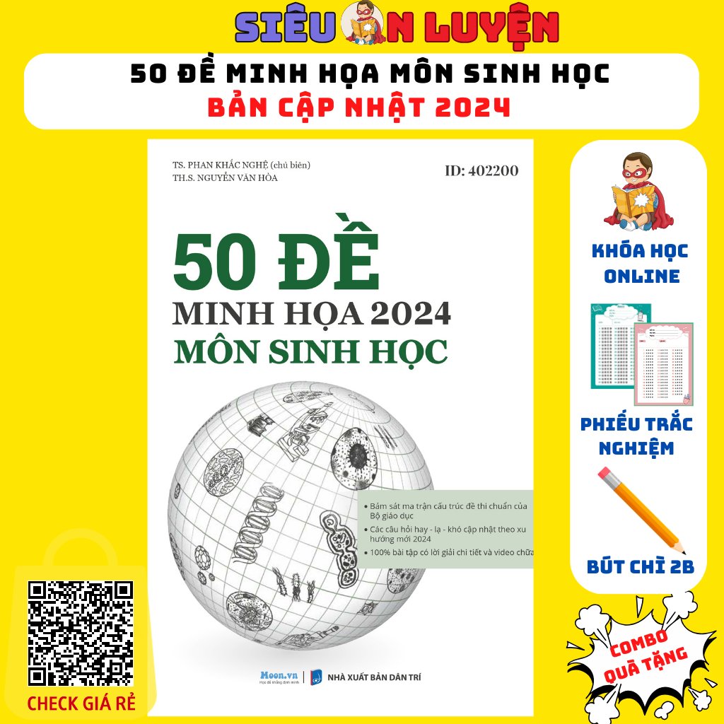 Sach- 50 Bo De Minh Hoa Mon Sinh Hoc Ban Cap Nhat On Thi THPT Quoc Gia Nam 2024