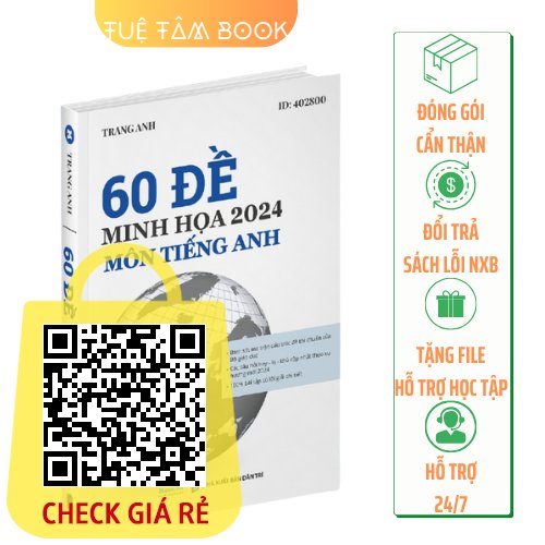 Sách 60 Đề Minh Họa 2024 - Môn Tiếng Anh