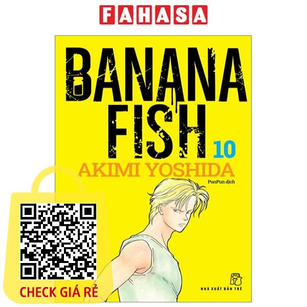 sach banana fish tap 10 tang kem postcard giay