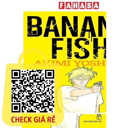 sach banana fish tap 14 tang kem postcard giay