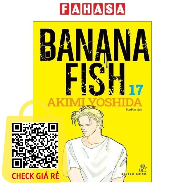 sach banana fish tap 17 tang kem postcard giay