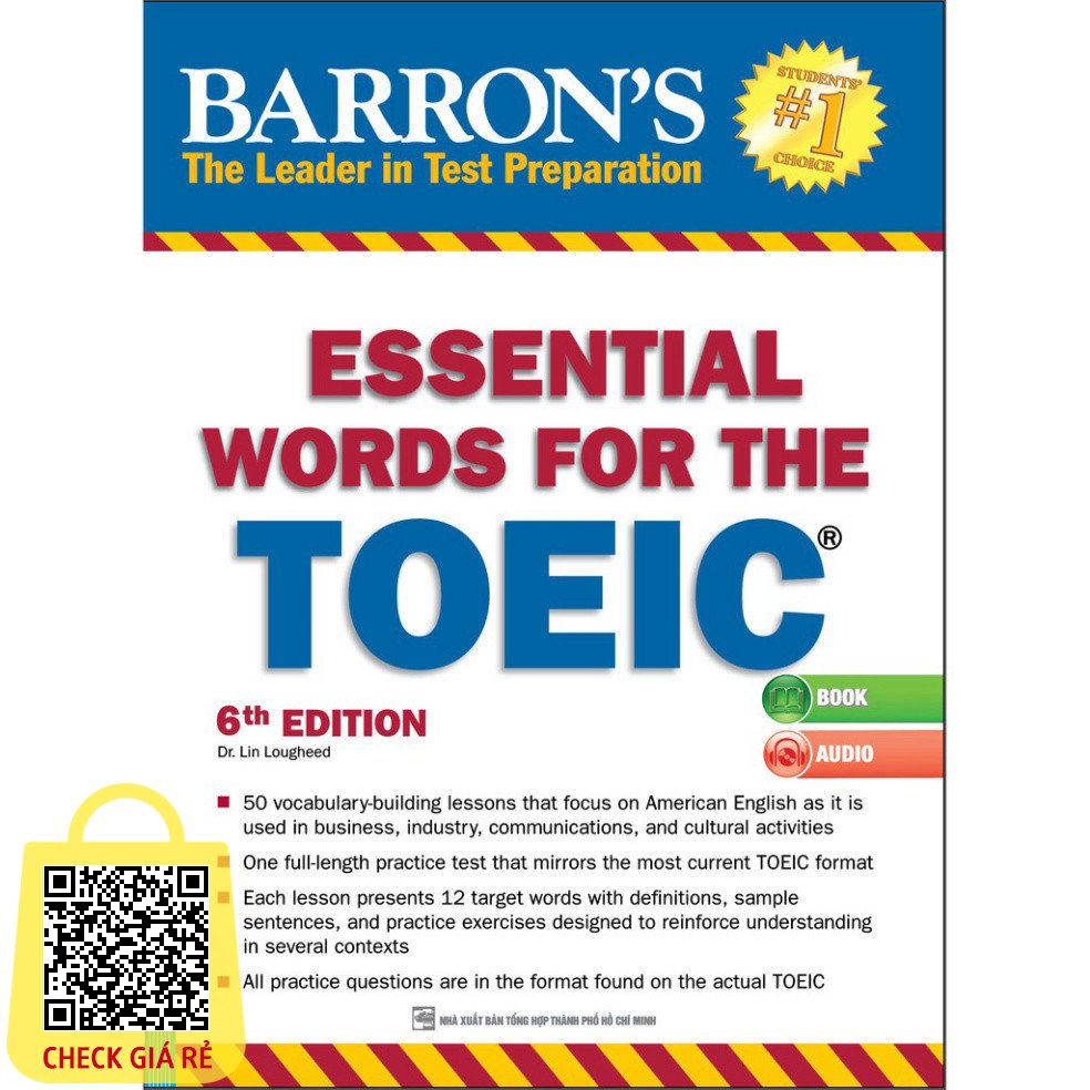 Sách Barron's Essential Words For The TOEIC (6th Edition) First News FIN