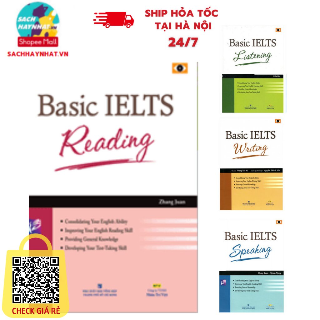 sach basic ielts reading listening writing speaking le tuy chon