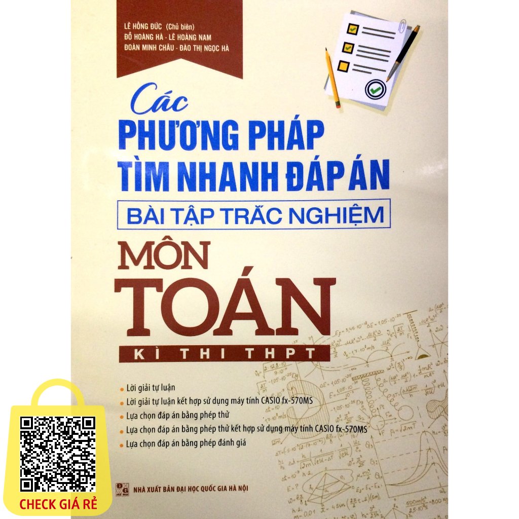 Sach Cac Phuong Phap Tim Nhanh Dap An: Bai Tap Trac Nghiem Mon Toan Ki Thi THPT