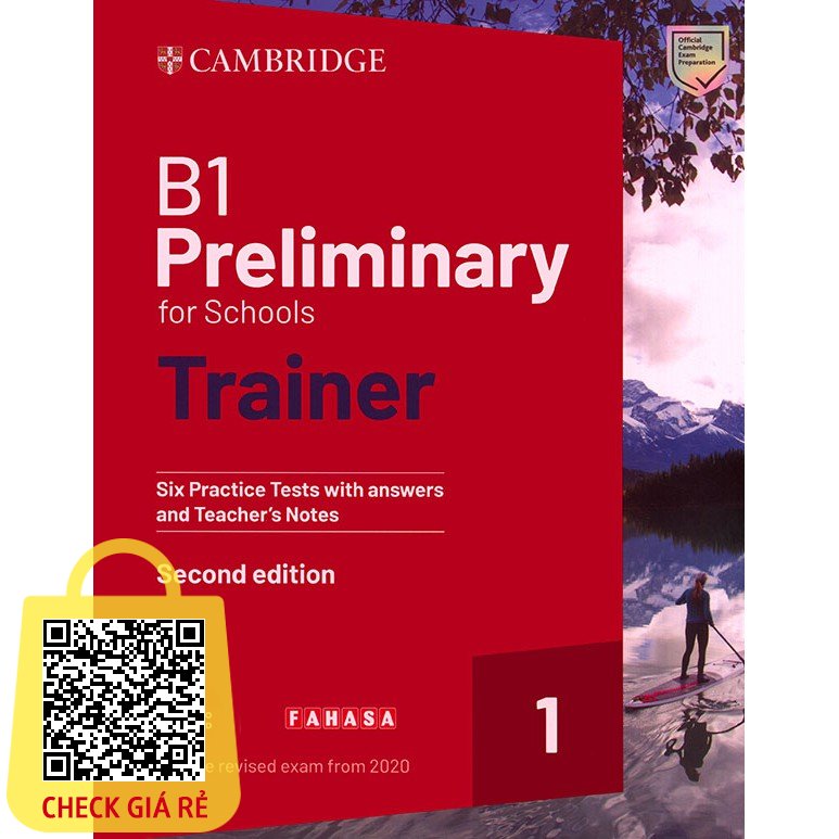 Sach Cambridge B1 Preliminary for Schools Trainer 1 Second edition (For the revised exam from 2020)