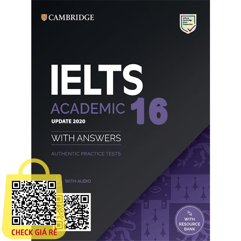 Sách Cambridge IELTS 16 Academic - Tuyển tập đề thi Cambridge IELTS